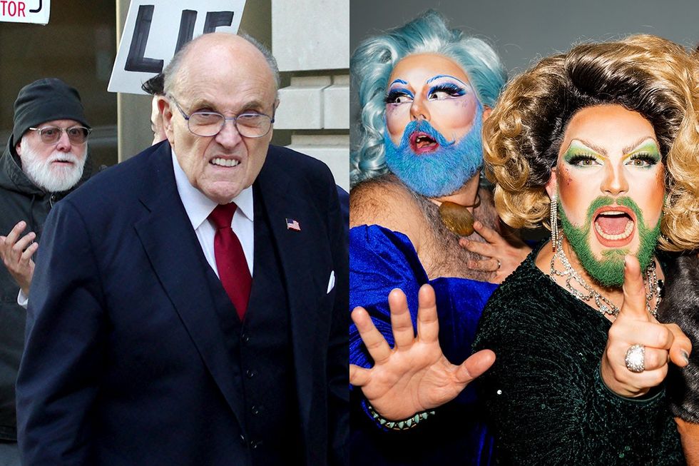 Former New York mayor Rudy Giuliani drag queens photo gallery ChicFilA streaming show pitches