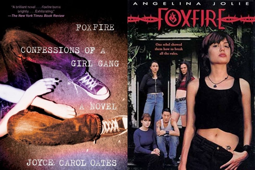 Foxfire book cover and movie poster