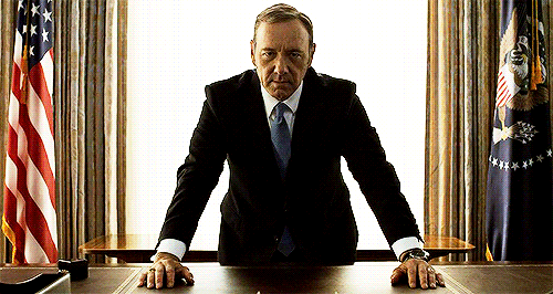 frank underwood double knock