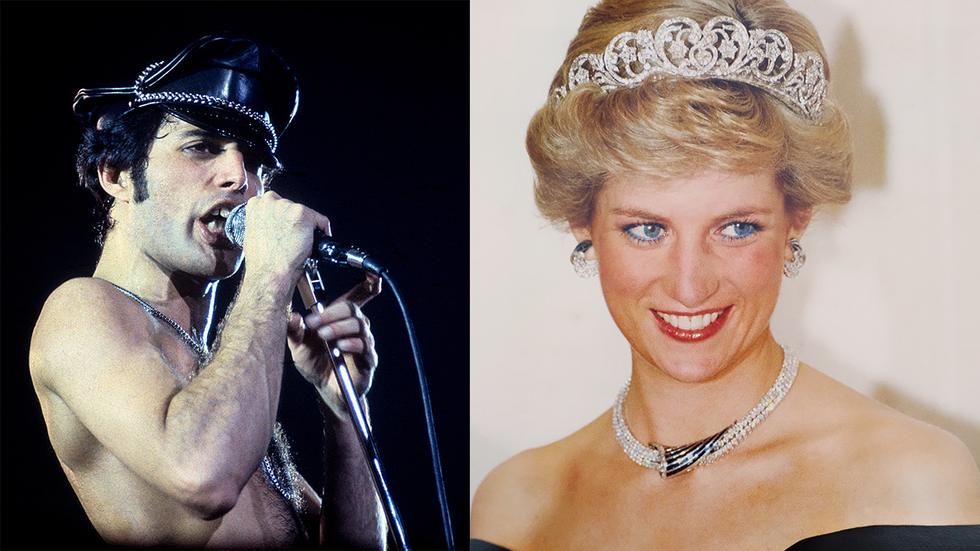 Freddie Mercury Partied With Princess Diana And Dressed Her As A Gay Model
