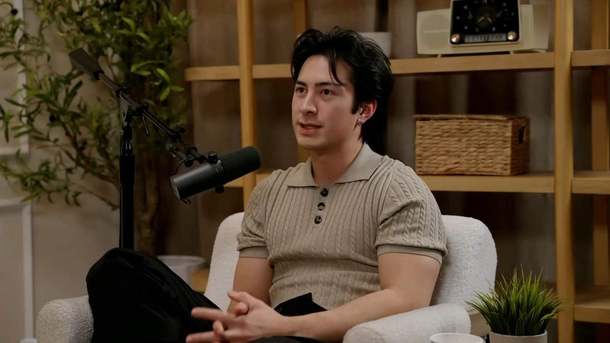 Gabby Windey and Hudson Williams on the Shut Up Evan podcast.