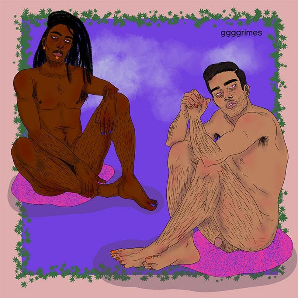 Gabriella Grime's Colorful Artwork Depicts the Humanity of Queer POC