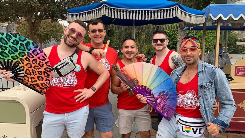 Gat attendees of Gay Days Anaheim
