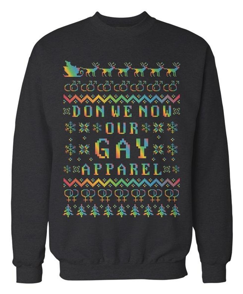 gay christmas sweaters