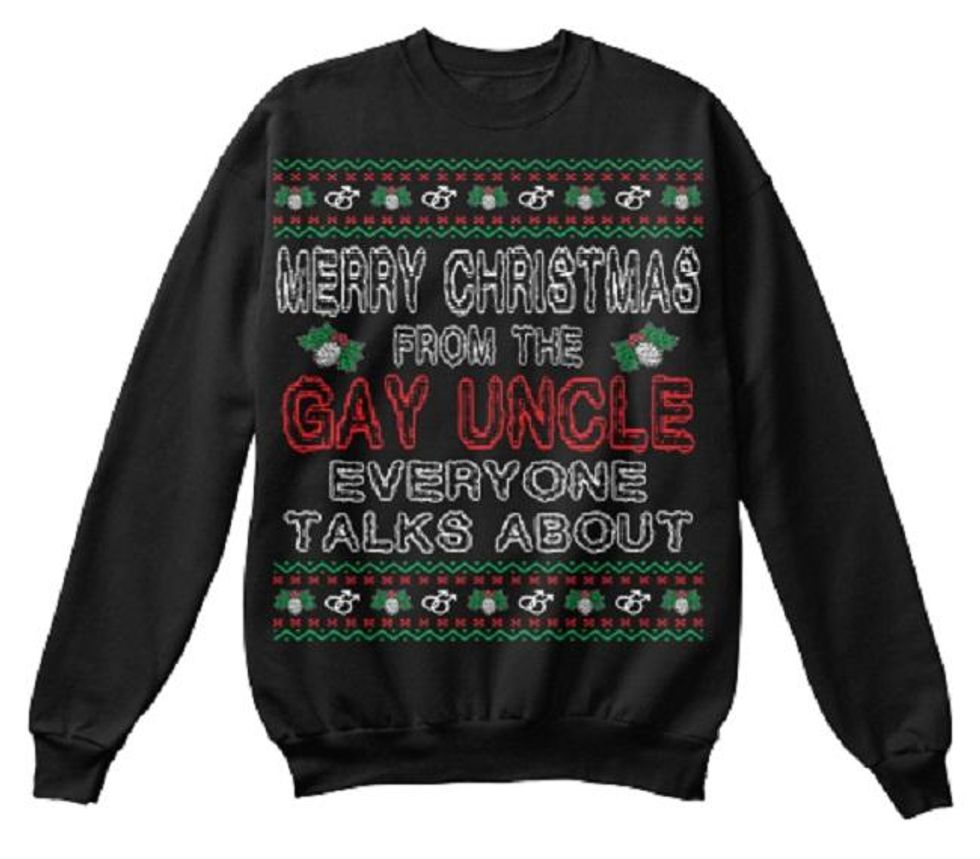 gay christmas sweaters