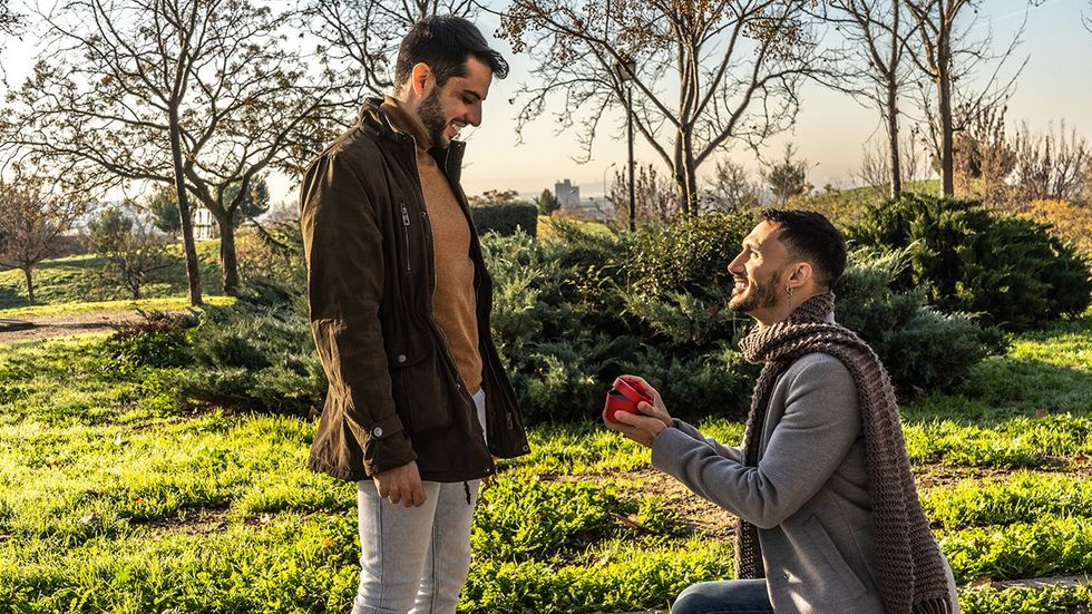 gay couple get engaged