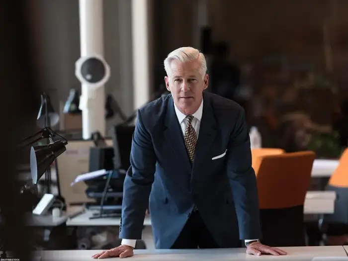 gay man in a suit