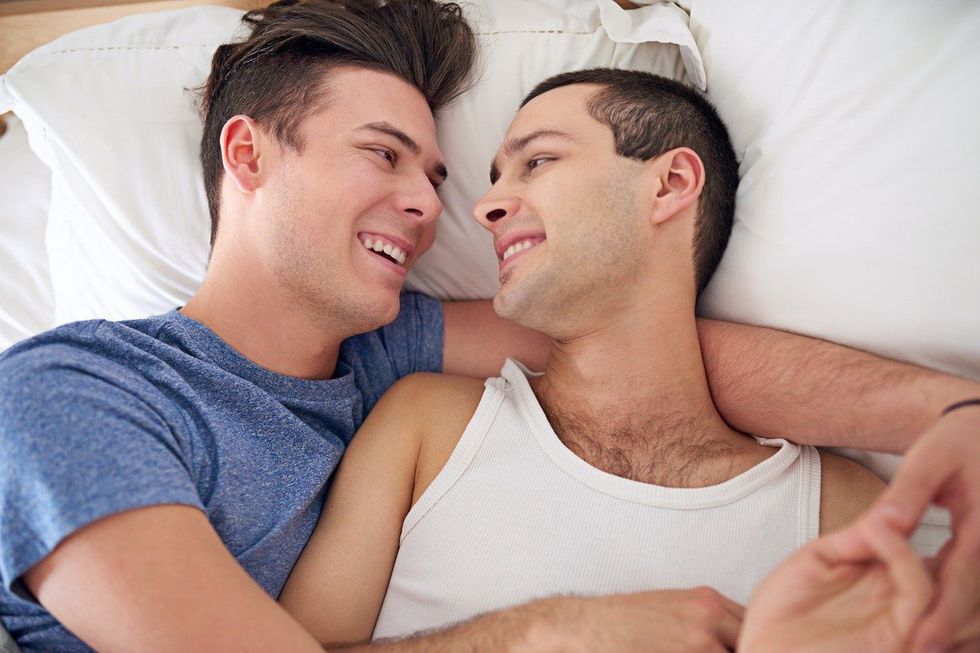 gay men in bed