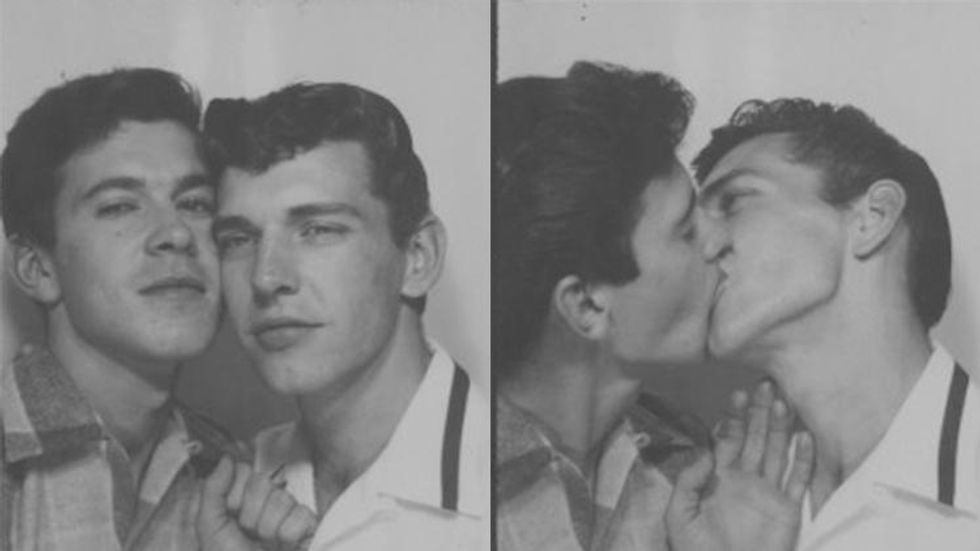 gay vintage couple