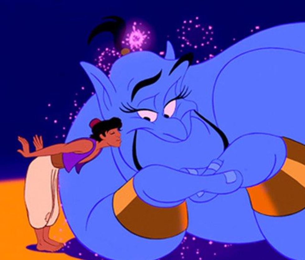 Genie from 'Aladdin.'