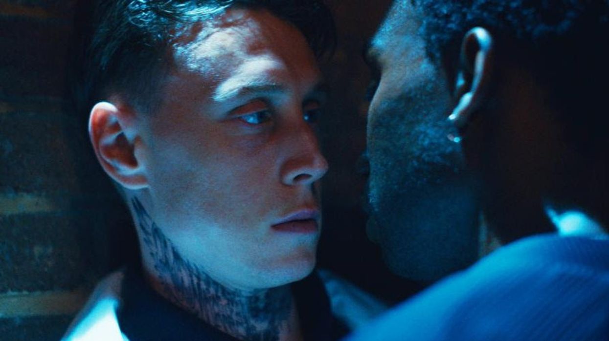 George MacKay and Nathan Stewart-Jarrett in the queer erotic thriller Femme