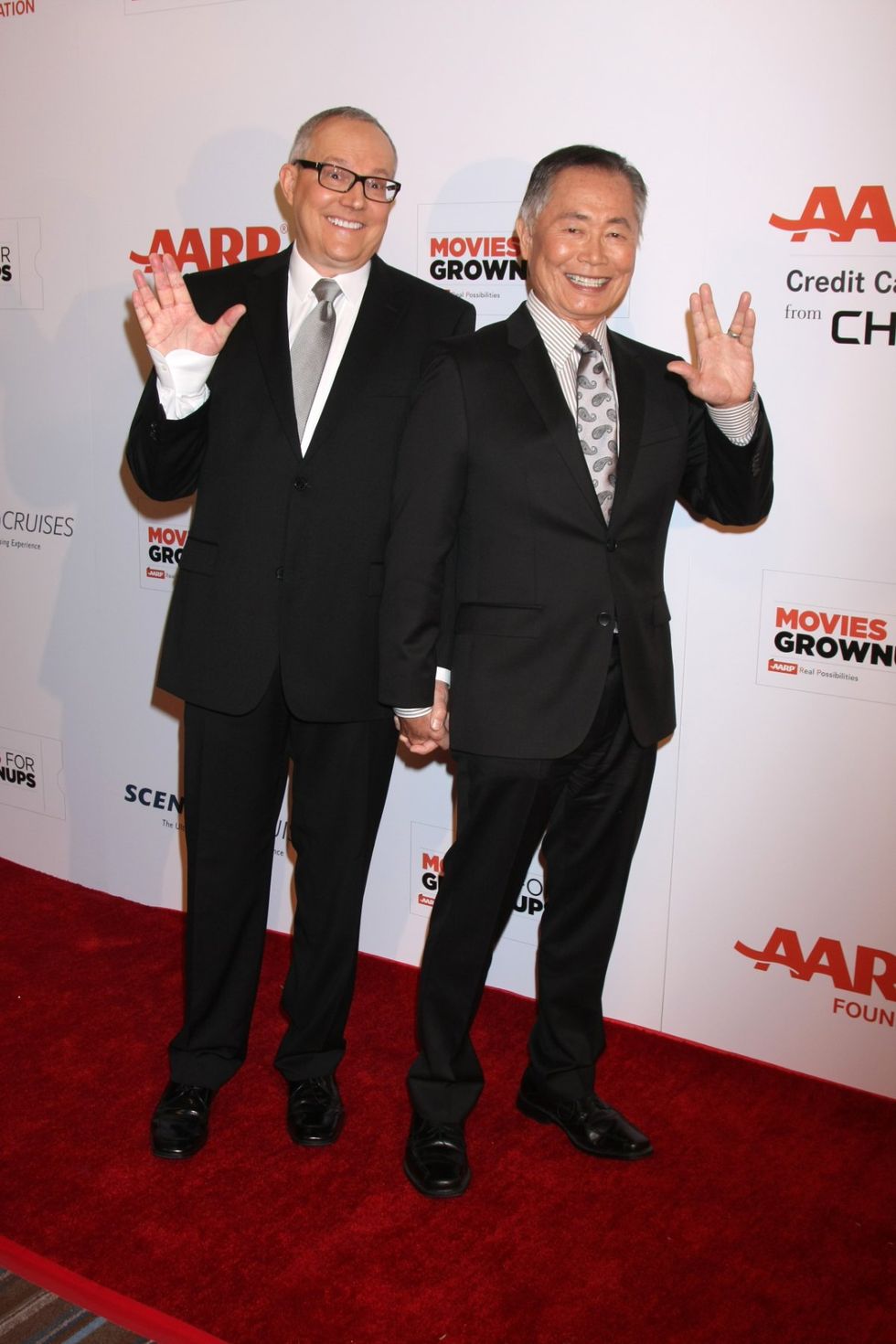 George Takei (88) and Brad Altman (71)