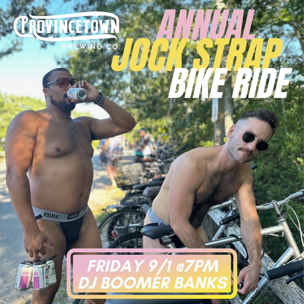 Provincetown Brewing Co. Hosts Annual Jockstrap Bike Ride: 'Letting Loose for Townie Summer Kickoff!'