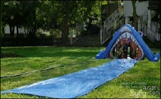 ghost shark slip and slide fail gif