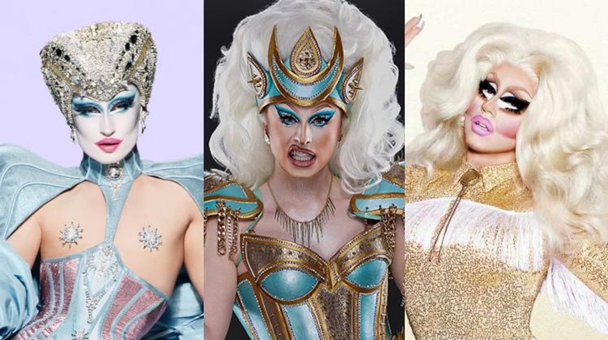 Gottmik; Blu Hydrangea; Trixie Mattel