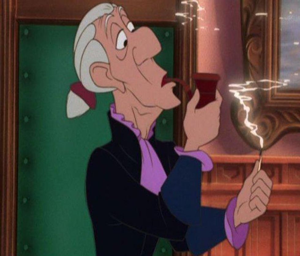 Grimsby from 'The Little Mermaid.'