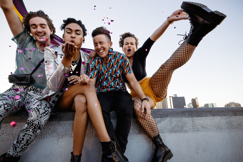 group of queer people having fun