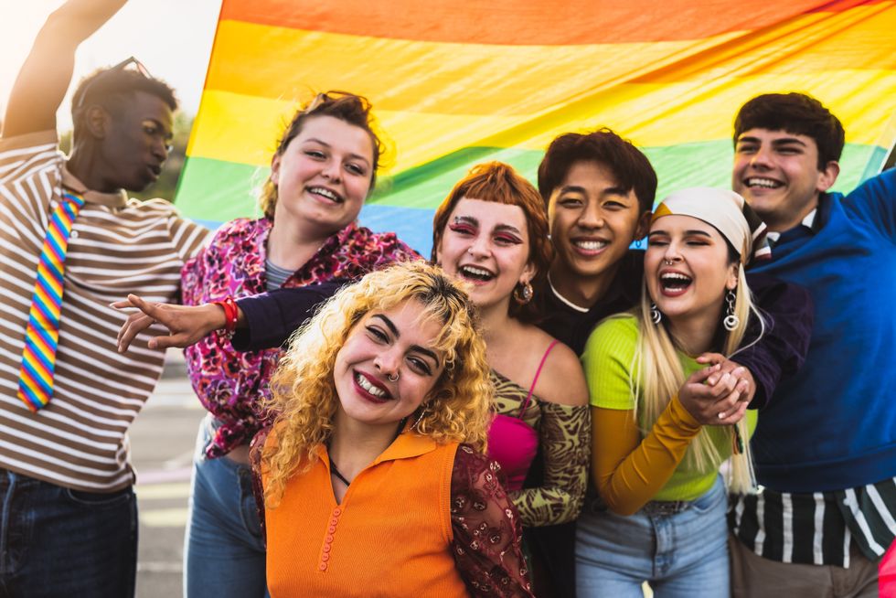 group of queer people smiling