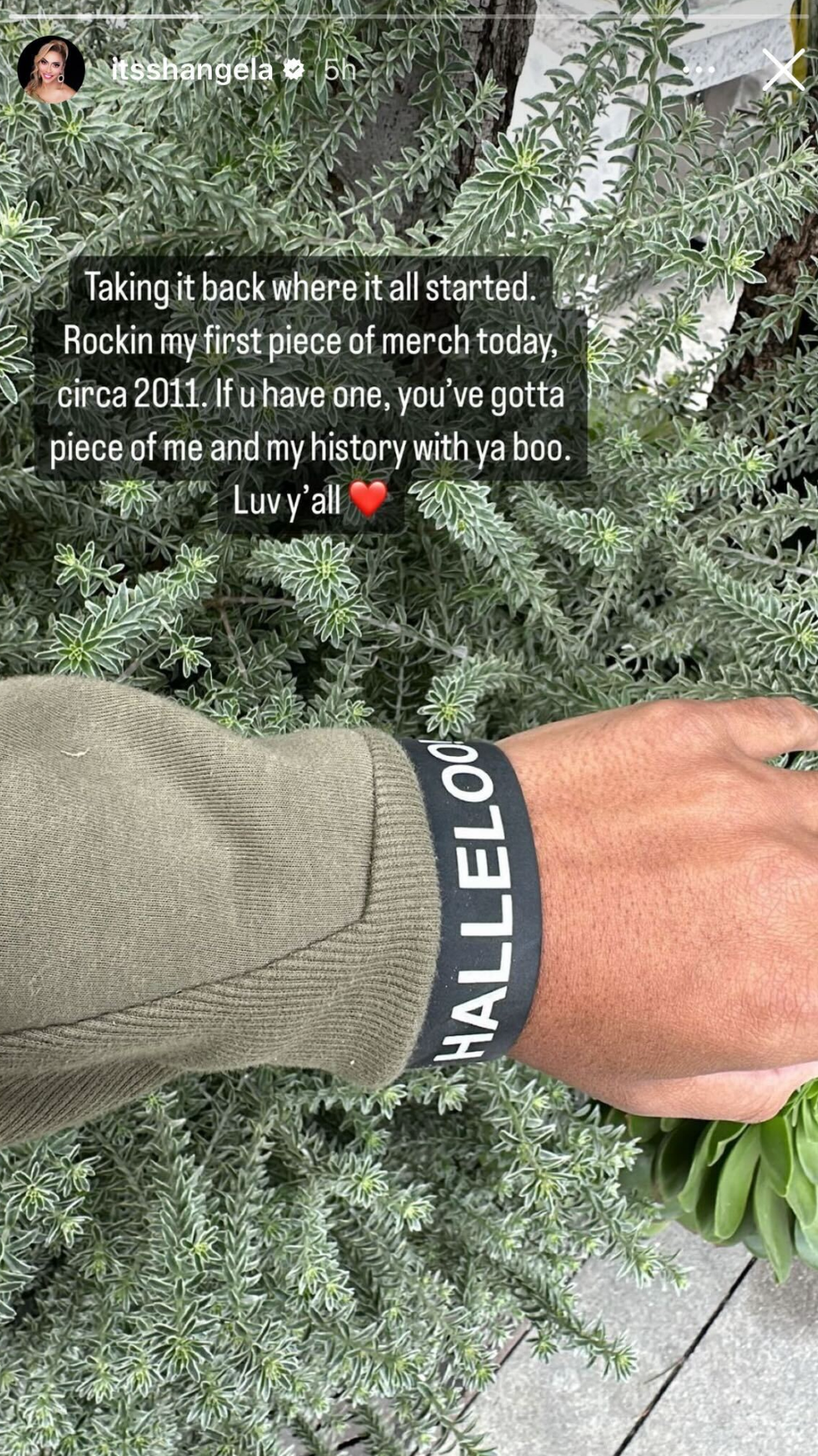 hallelo bracelet shangela