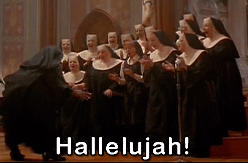 Hallelujah sister act gif