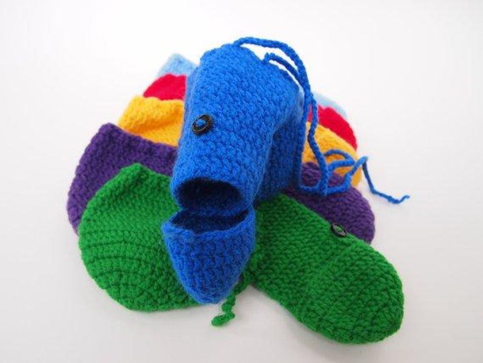 Handmade Willy Warmers; the perfect gift for students.