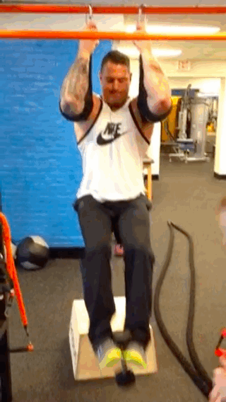 Hanging leg raises gif