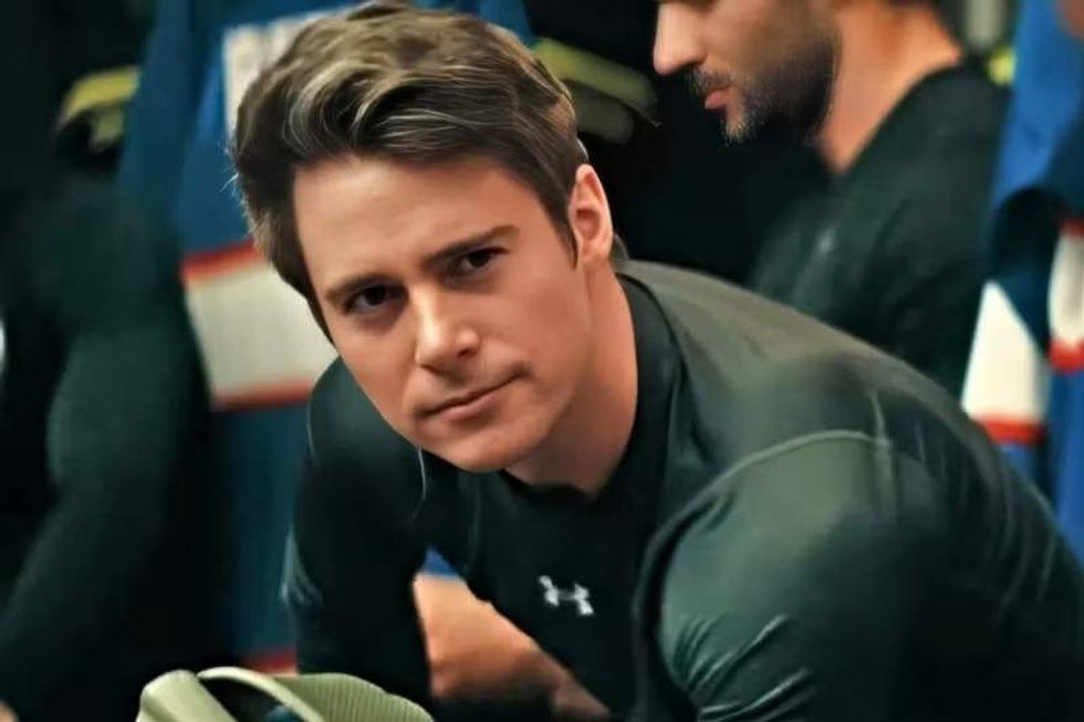 Hayden Pike in Heated Rivalry