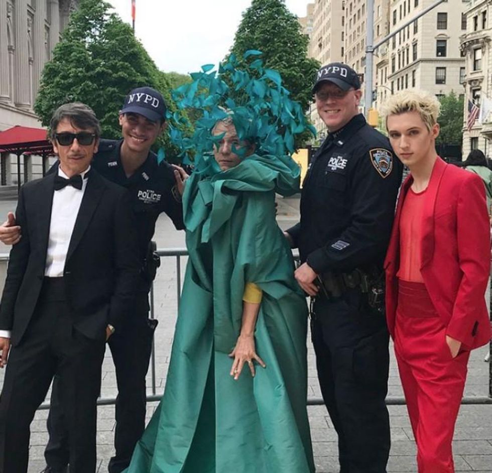 Here's Some Photos of Troye Sivan Wearing a Red Mesh Shirt (You're Welcome)