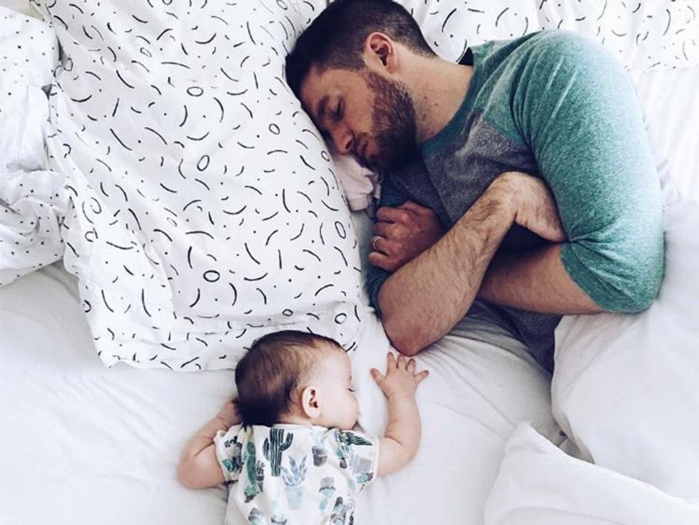 #HotDads sure do love to nap.