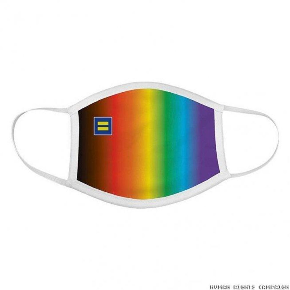 HRC More Color More Pride Face Mask