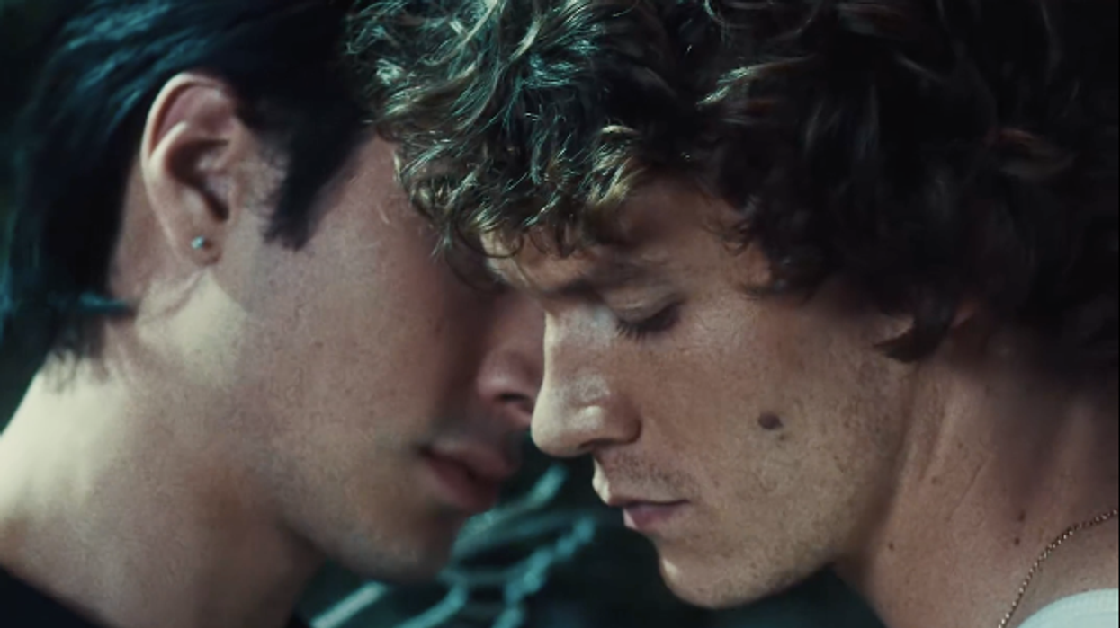 Hudson Williams and Connor Storrie in Ember & Ice