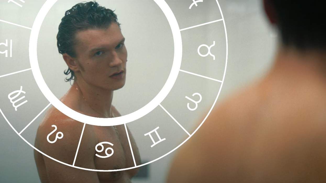 Hudson Williams and Connor Storrie in 'Heated Rivalry'