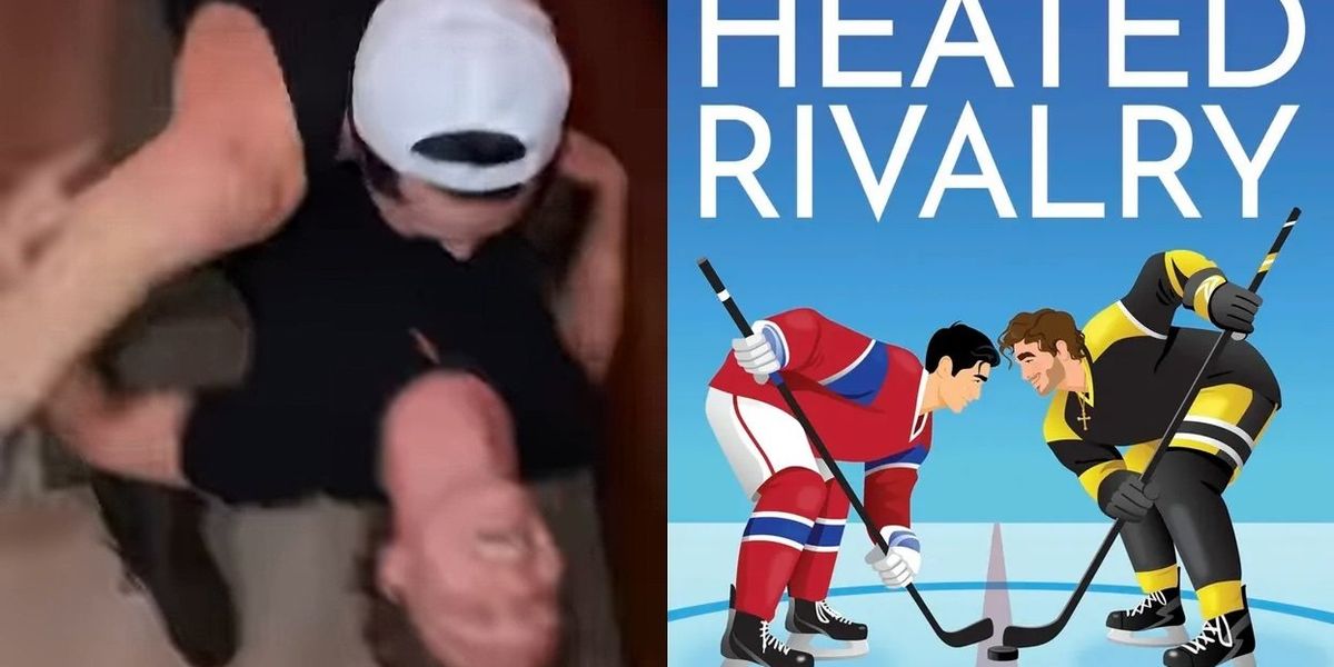 Spicy gay hockey 'Heated Rivalry' stars can't stop flirting