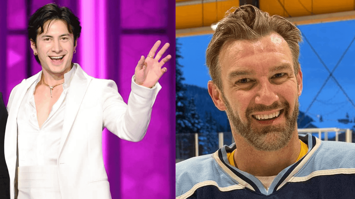 Hudson Williams and Jesse Kortuem