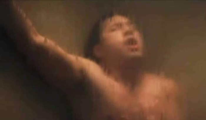 Hudson Williams as Shane Hollander in the shower