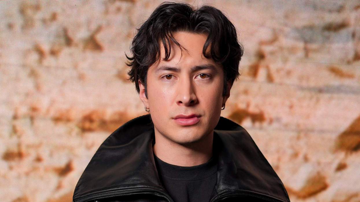 Hudson Williams at the Balenciaga fashion show as part of Paris Fashion Week Fall 2026 on March 07, 2026 in Paris, France.