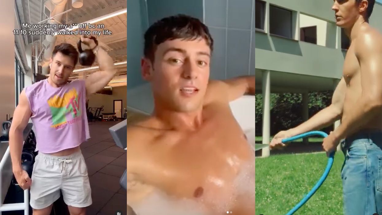 Hump day hunks Sam Cushing Tom Daley and an ad for Loewe