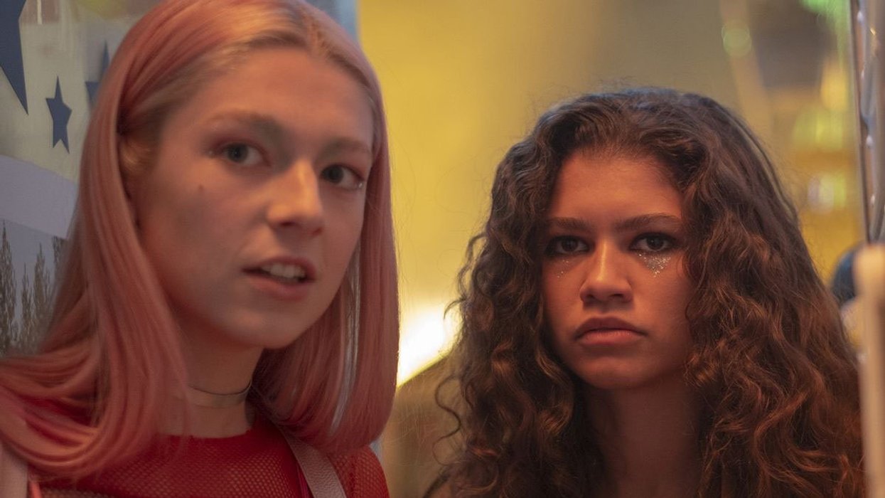 Hunter Schafer and Zendaya in 'Euphoria'