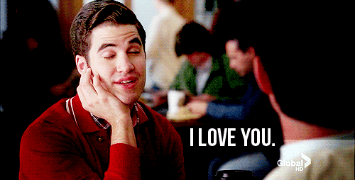 I love you glee gif
