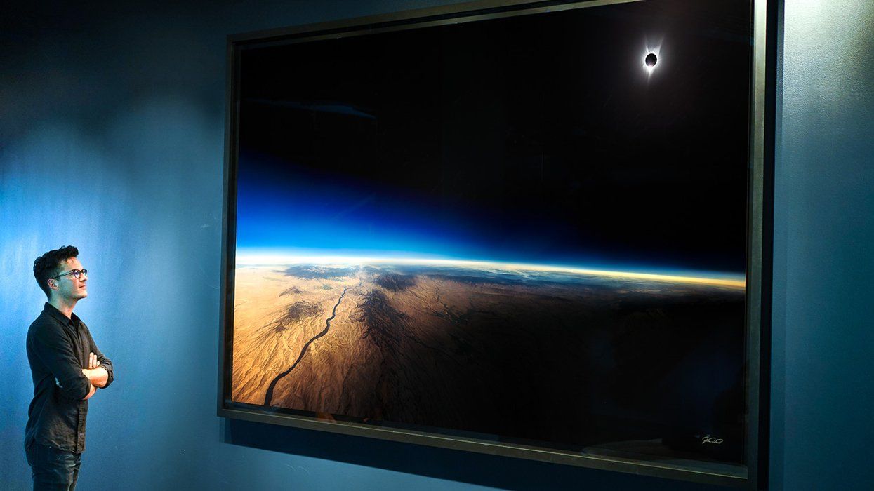 iconic total solar eclipse photo by gay astrophotographer Jon Carmichael