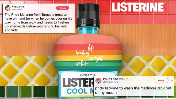 Listerine's Pride Bottle Is Leaving a Bad Taste in People's Mouths