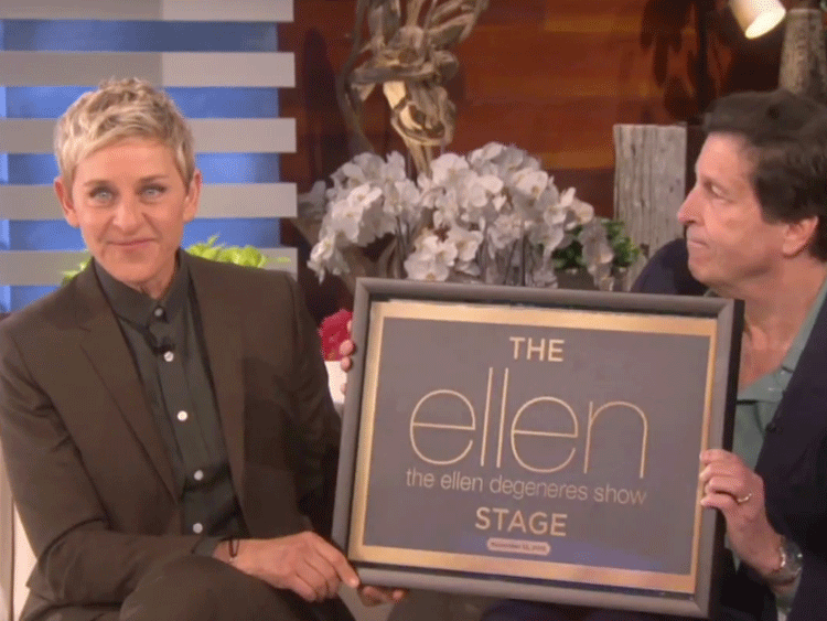 WATCH: Ellen DeGeneres Cries When Honored for 2,000 Show