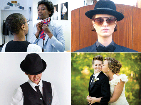 <p>Lesbian Wedding Ideas for The Bride in Pants</p>