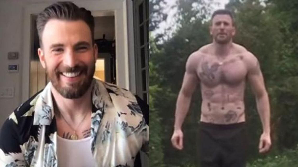 <p>The Internet Is Still Discovering Chris Evans' Sexy Chest Tattoos</p>