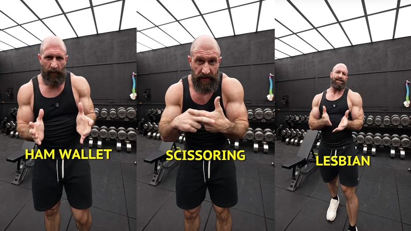 Scissoring workout tips from a gym bro go viral, and lesbians love it