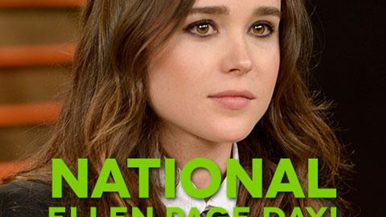 <p>Happy 'One Year Anniversary Since Ellen Page Came Out' Day!</p>