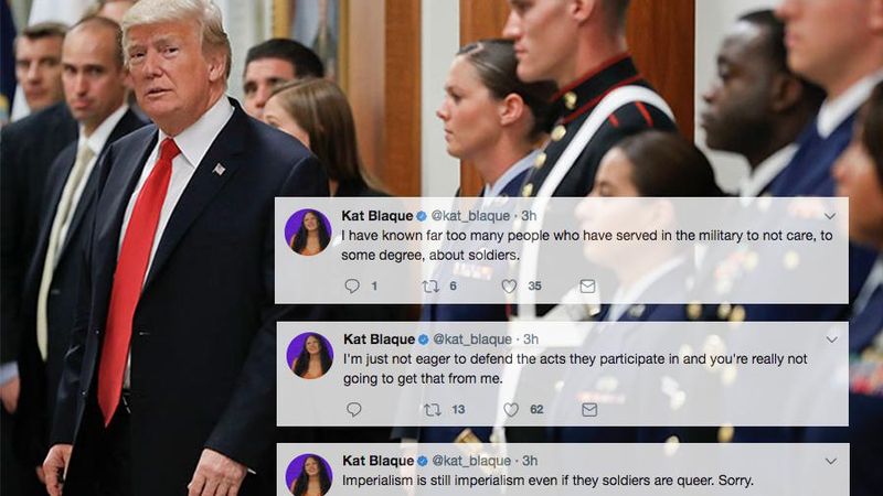 Kat Blaque's Tweets Sum Up How We Feel About Trump's Trans Military Ban