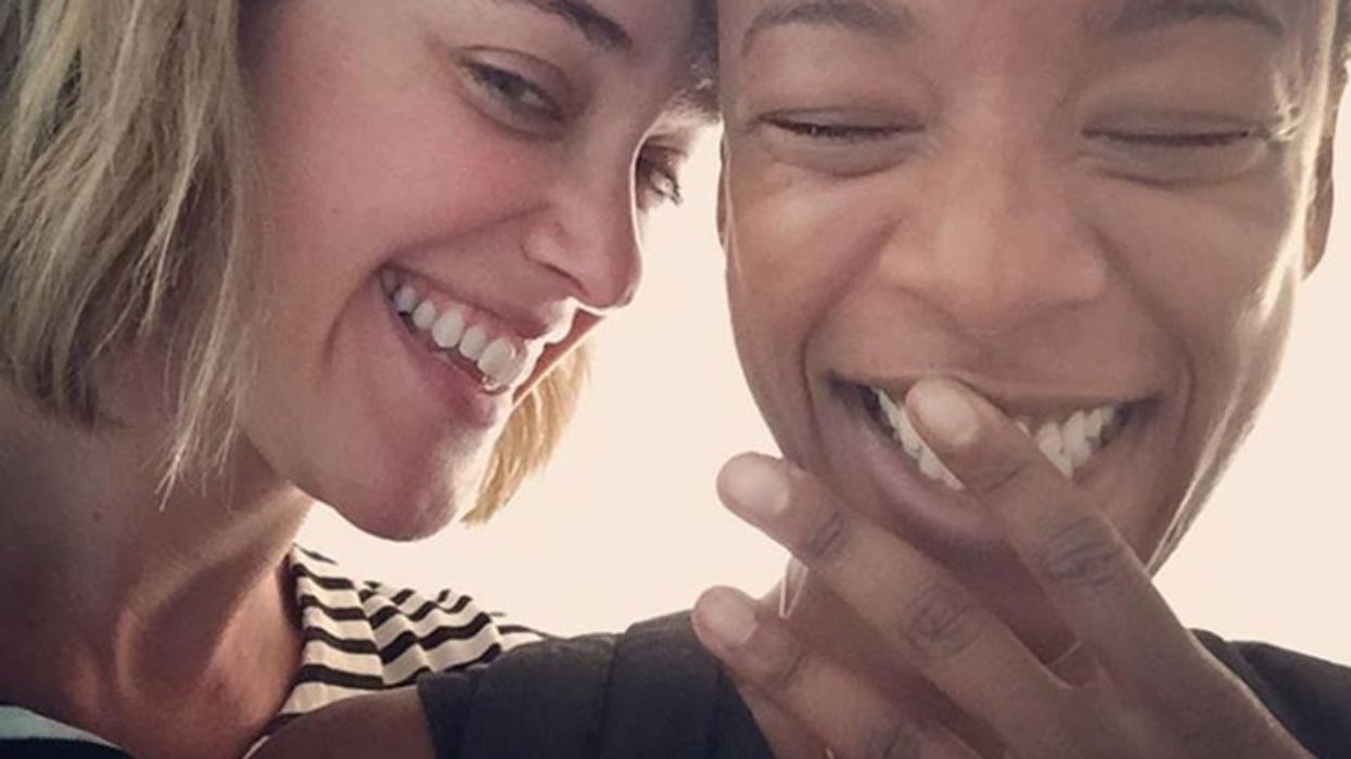 <p>Our <em>OITNB </em>Faves Samira Wiley and Lauren Morelli Got Engaged and It's Adorable</p>