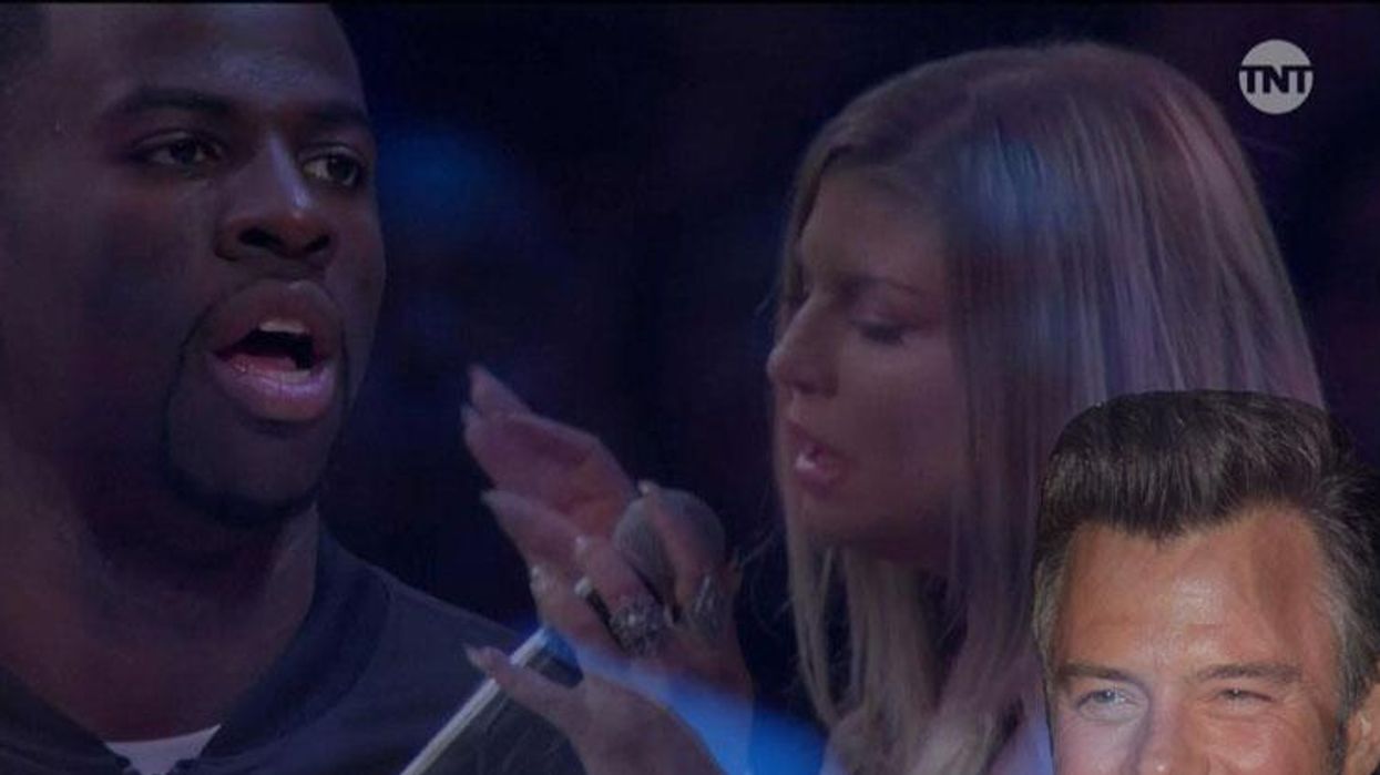 <p>Big Girls Don't Cry: Josh Duhamel Talks About Fergie's National Anthem Performance</p>