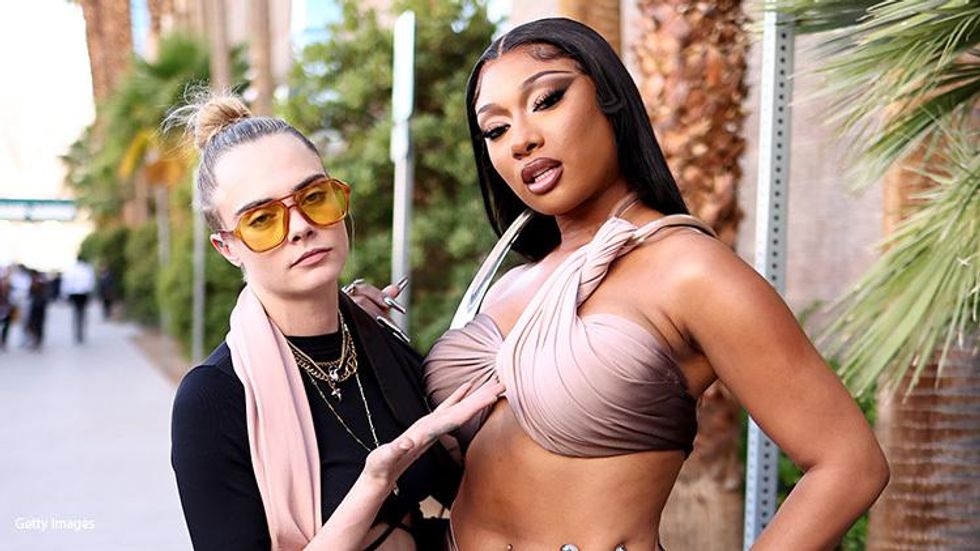 Cara Delevingne Trailing Megan Thee Stallion at BBMAs Fuels Fan Frenzy